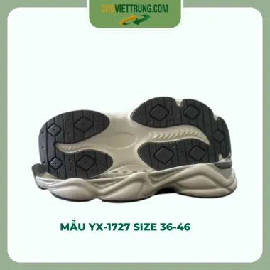 Đế giày mẫu YX-1727 size 36-46