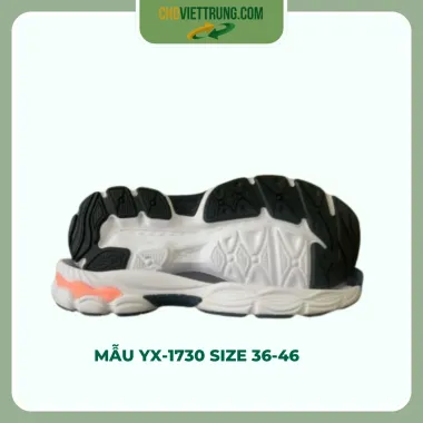 Đế giày mẫu YX-1730 size 36-46
