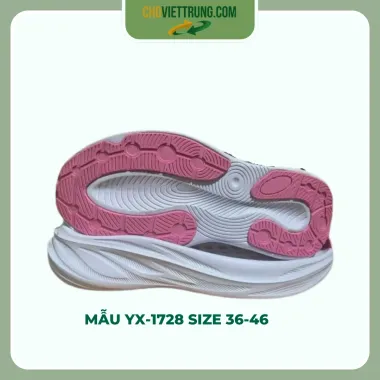 Đế giày mẫu YX-1728 size 36-46