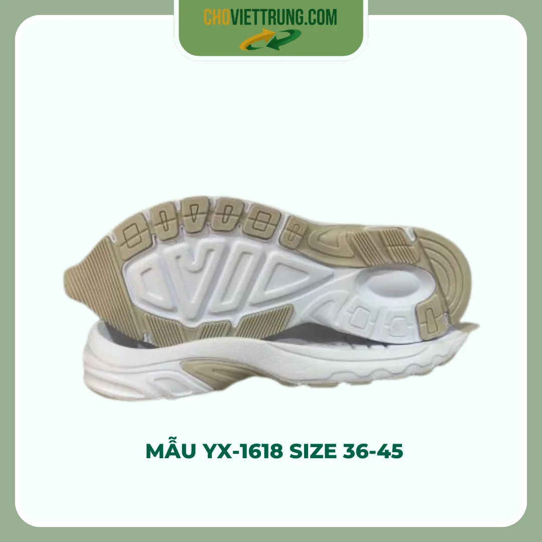 Đế giày mẫu YX-1618 size 36-45