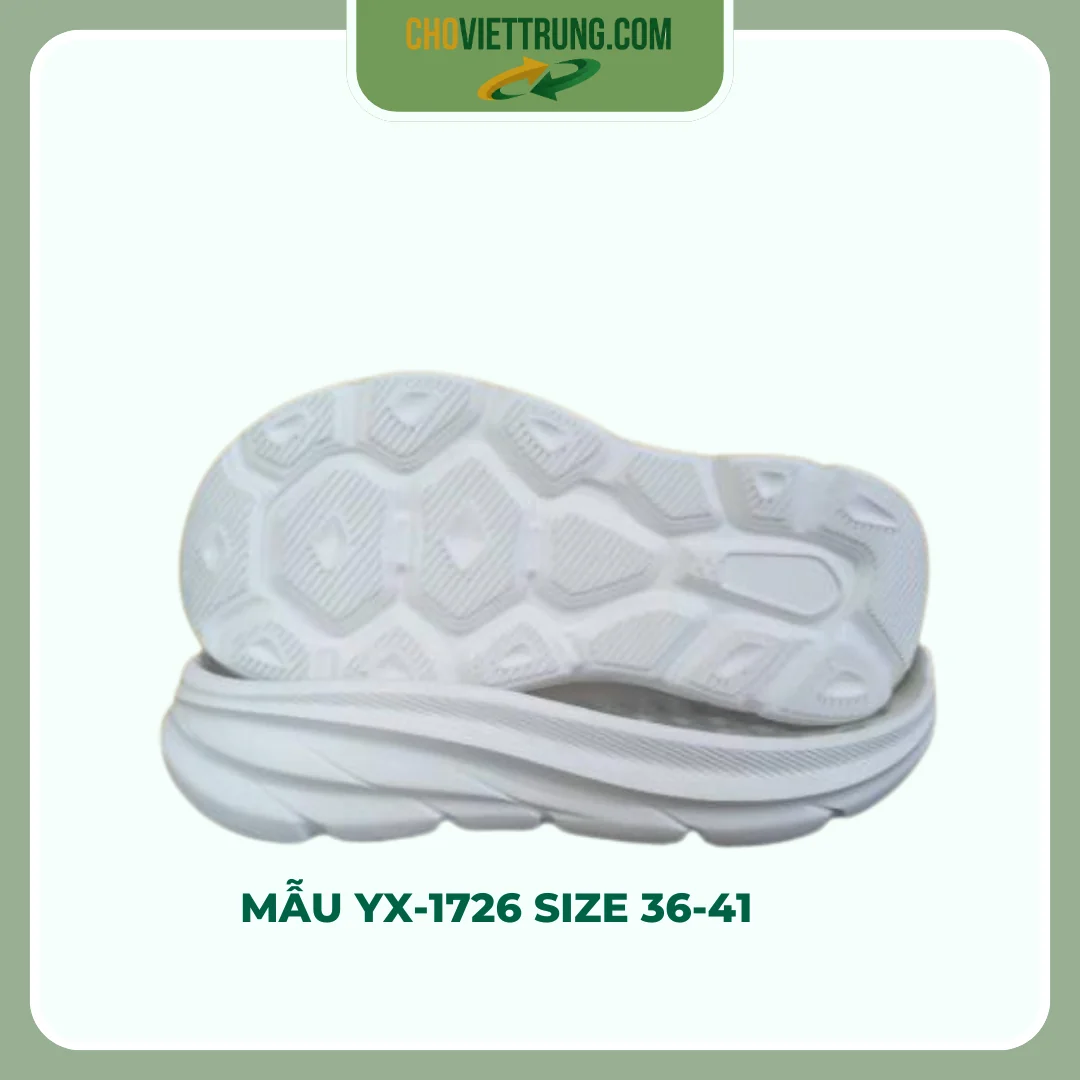 Đế giày mẫu YX-1726 size 36-41