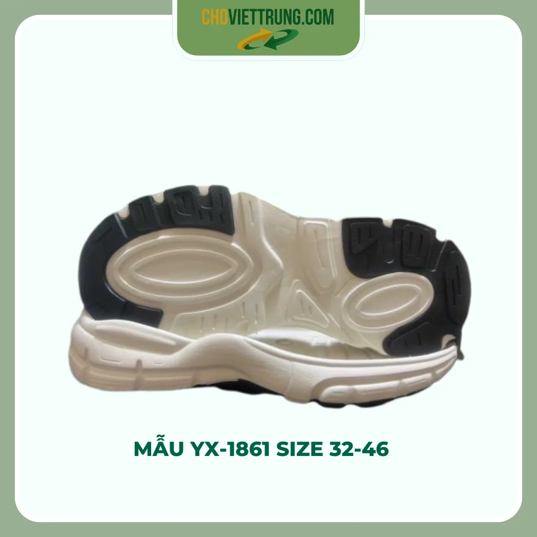 Đế giày mẫu YX-1861 size 32-46