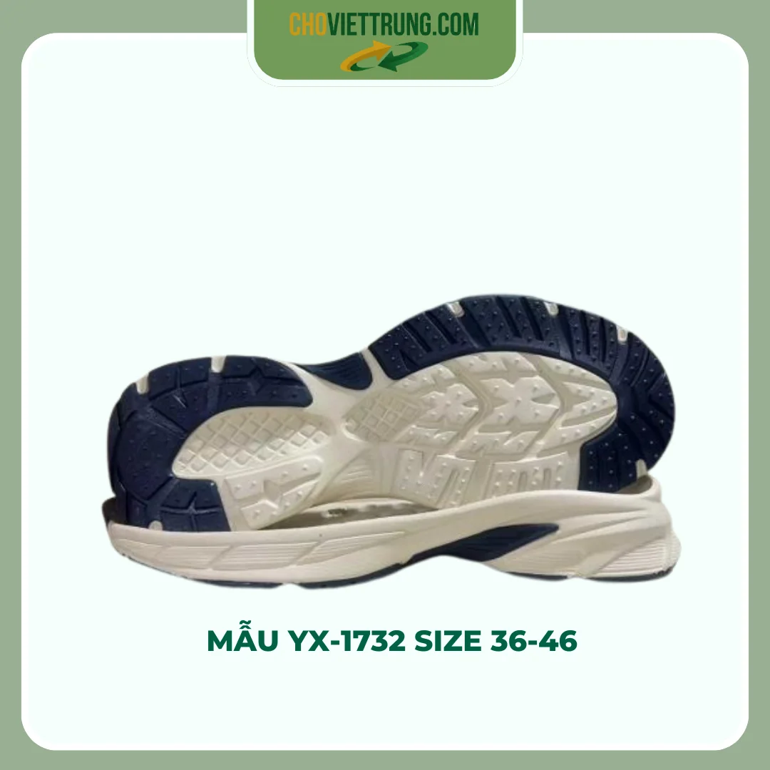 Đế giày mẫu YX-1732 size 36-46