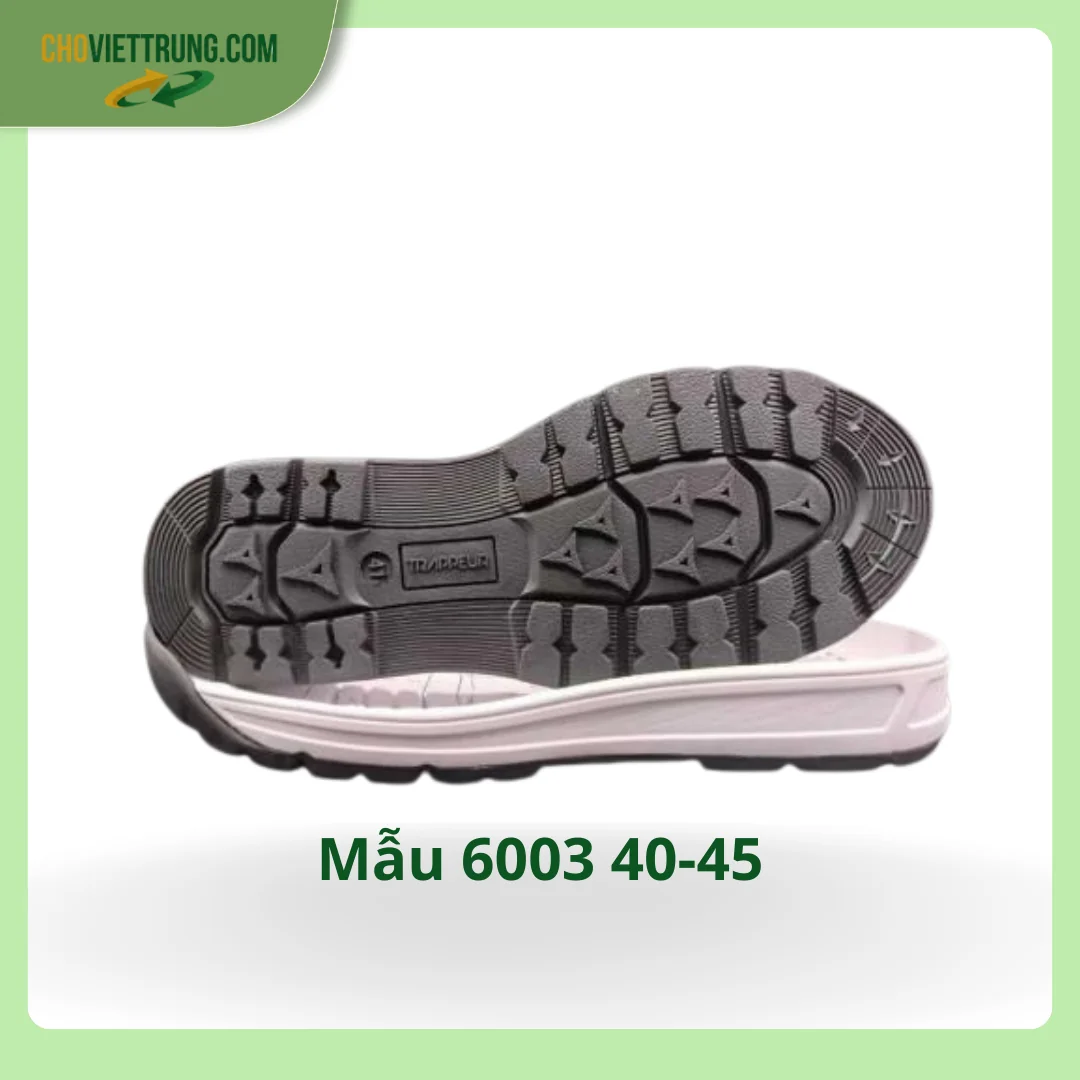 Đế giày Outdoor EVA + RB – Mẫu 6003 – Size 40–45