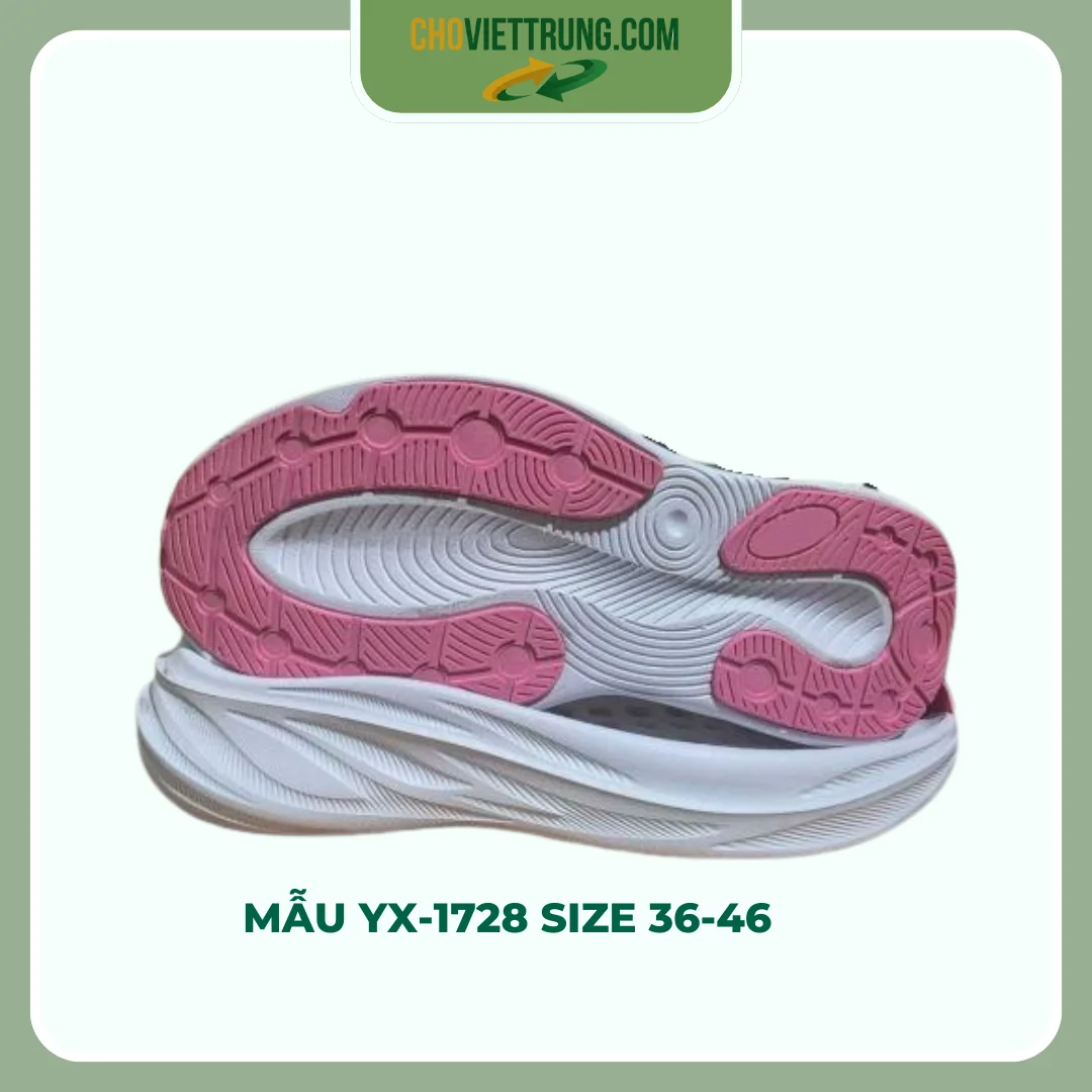 Đế giày mẫu YX-1728 size 36-46